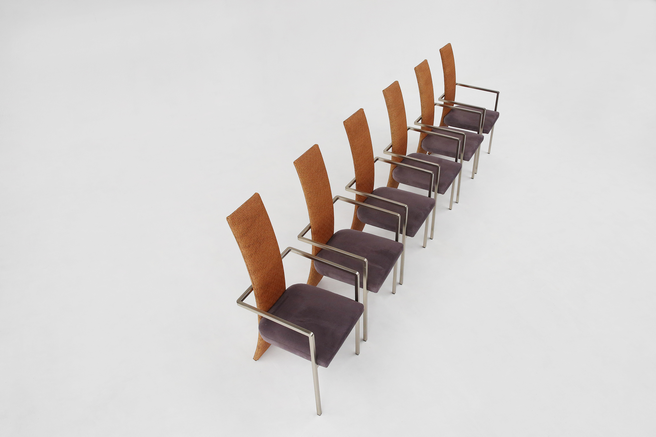 set of 6 chairs by Belgo Chrom thumbnail